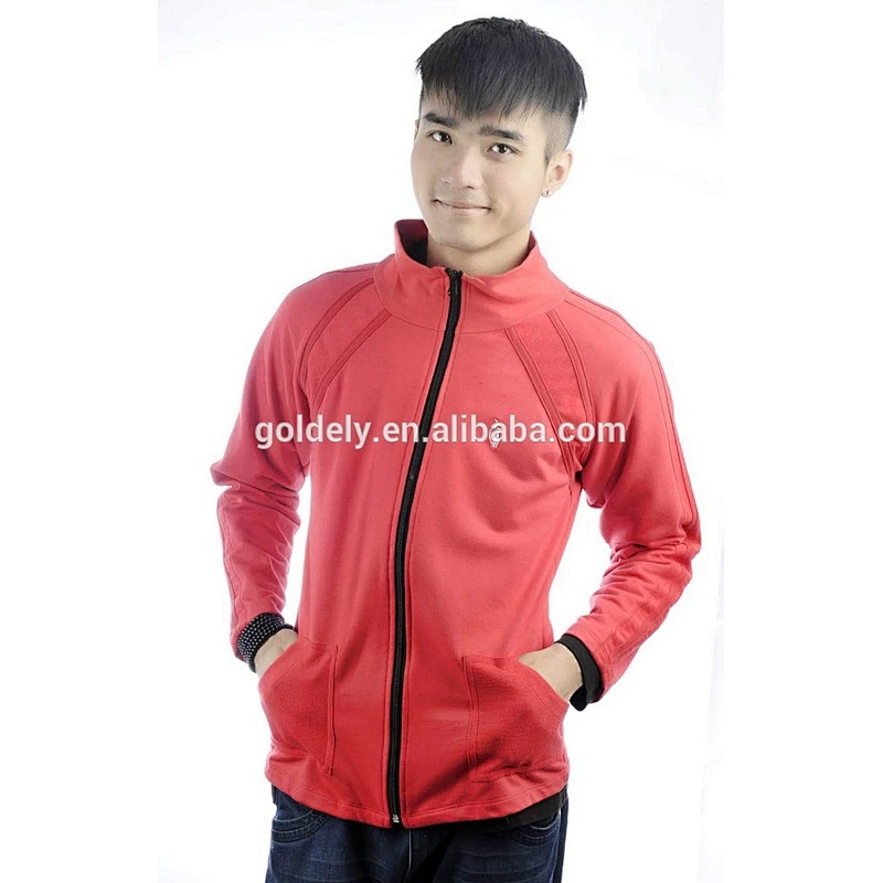 2016 80% COTTON 20% POLY Fleece Full zip Hoody factory China