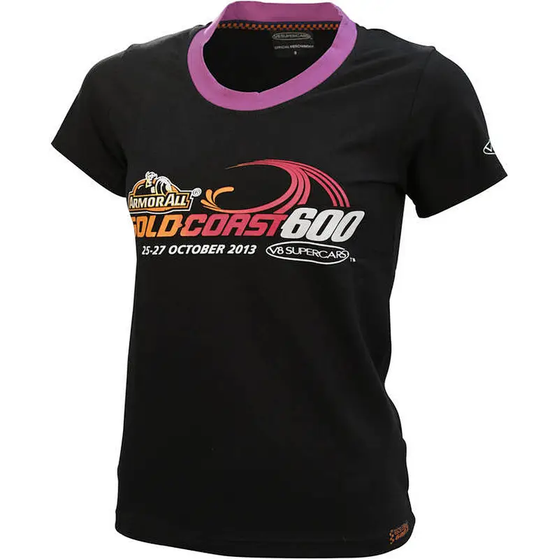 2014 Hot Sale Wholesale Custom Two Tone T-shirt With Short Sleeve And Round Neck