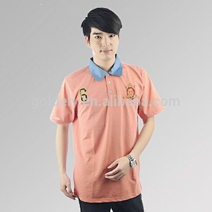 custom collar polo shirt with any color design for men