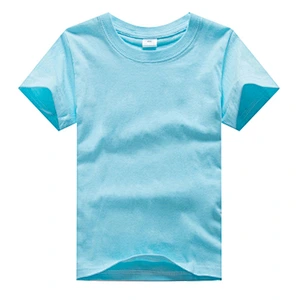 DIY graffiti blank T shirts for promotion or gift cotton polyester kids tshirts