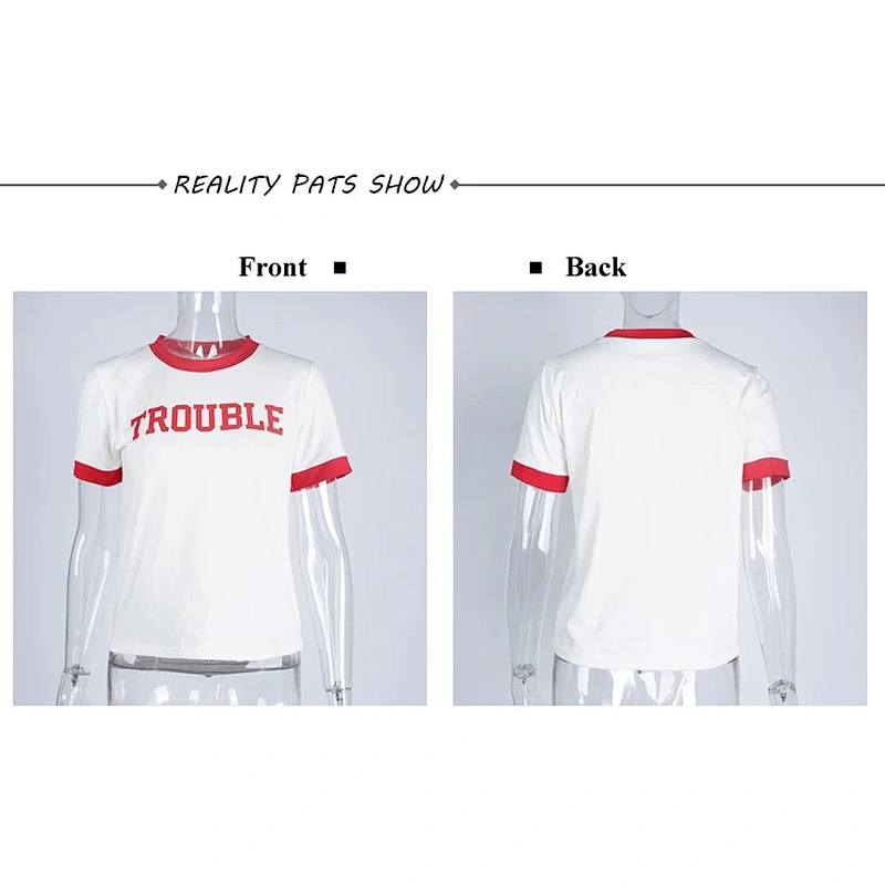 Factory price 100% cotton letter print women's t-shirts,lady's t-shirt,tee shirt made in Vietnam