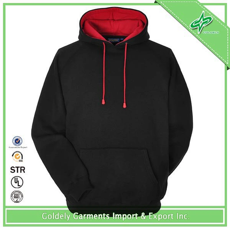 Cheap Plain Fleece Full-Zip Funnel Neck Hoodie