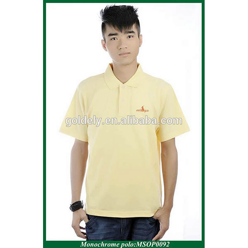 Nice styles S/S cotton fabric new designs wholesales bamboo t-shirt polo
