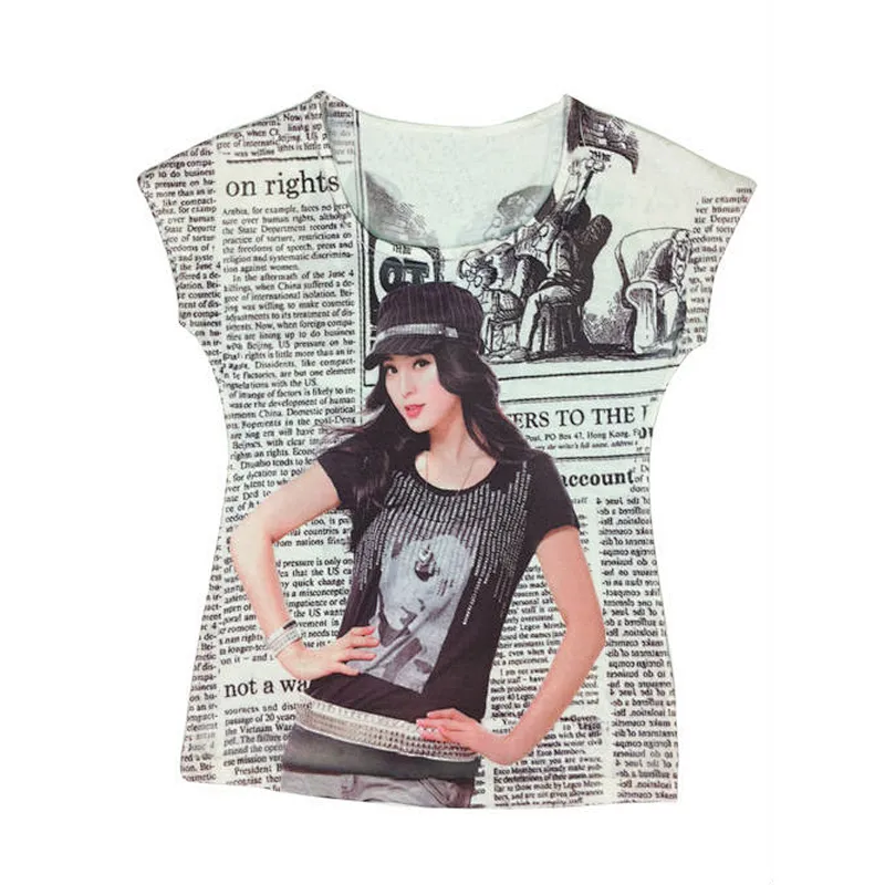 Full printing women's t shirt with high quality