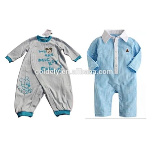 china manufacturer organic autumn owl baby clothes rompers hot sales