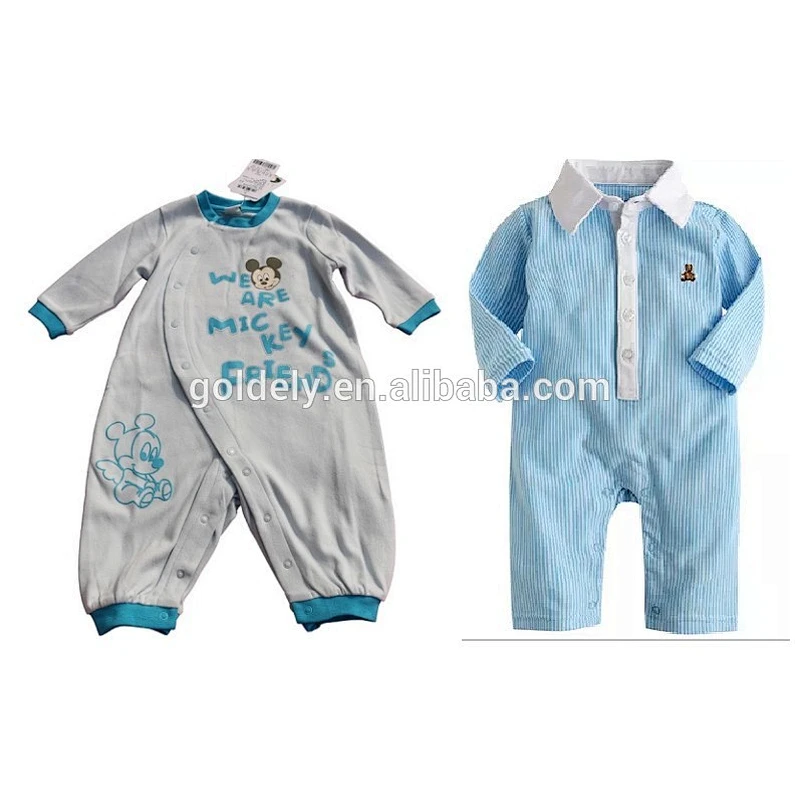 china manufacturer organic autumn owl baby clothes rompers hot sales