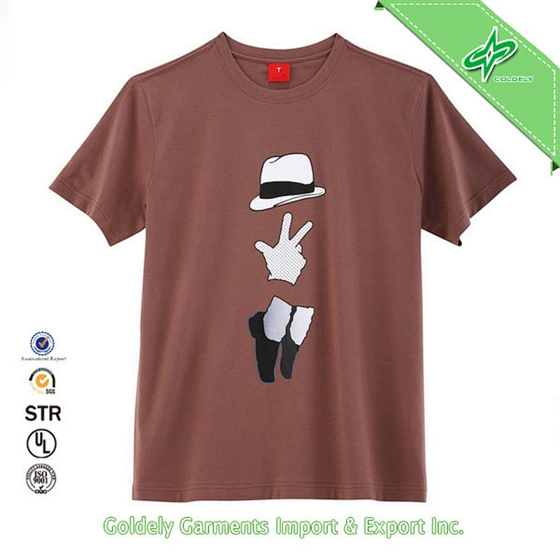 Handsome Mens Short Sleeve Wholesale Plain Tshirts Nice Quality