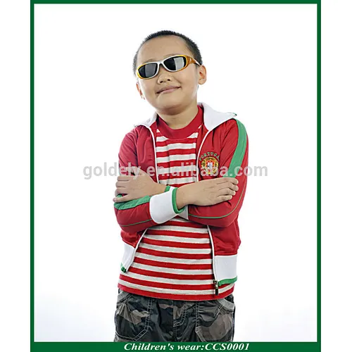 2016 OEM Children T-Shirts sport suit clothing and children school uniform