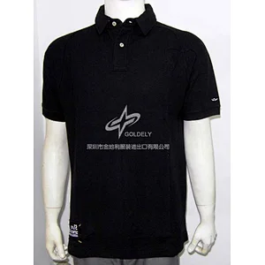 Brank name OEM polo shirt stripe 100% polyester polo shirt