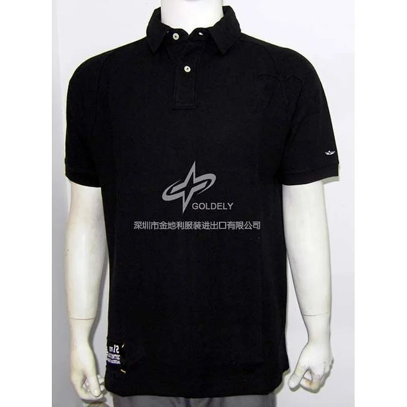 Brank name OEM polo shirt stripe 100% polyester polo shirt