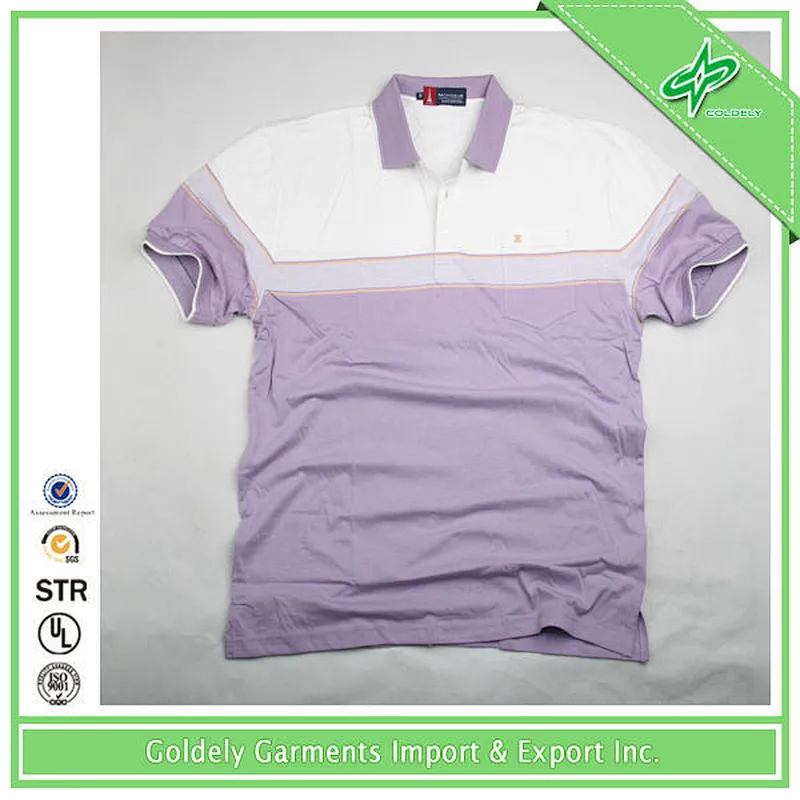 100%Cotton trip Polo T-shirts For Men Plain Polos