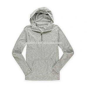 bulk production single color long/short sleeve hoodies wholesale