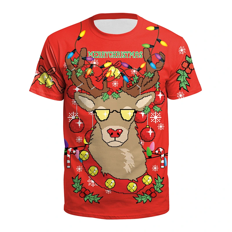 2020 Hot sell fast delivery Christmas supplies Christmas tshirt