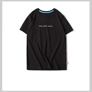 Hot selling oem plain men t shirt with logo in stock