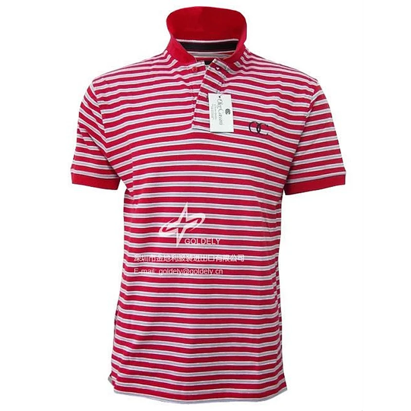 New style Golf Striped Polo Shirt Sport Style Polo Shirt for men