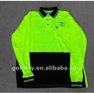 reflective running vest 100%polyester plain dyed for workers