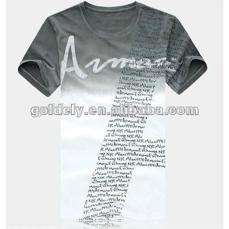 2016 OEM/ODM Grey 100% cotton Men T-Shirt hot selling high quality men T-shirt
