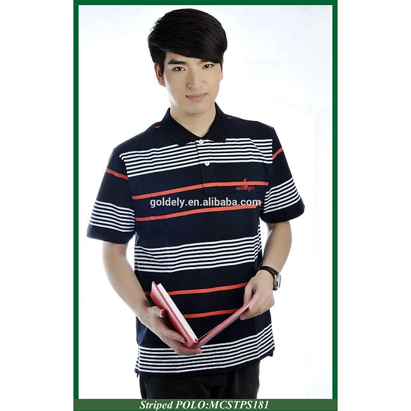 latest design 100% cotton pique fabric polo t shirt