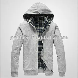 OEM new style plain zip hoodies