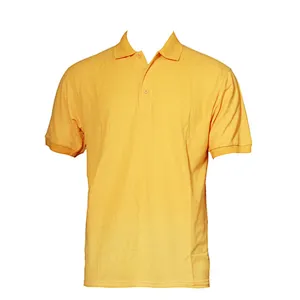 100% cotton 160gsm pique mesh USA size men's classic polo shirt