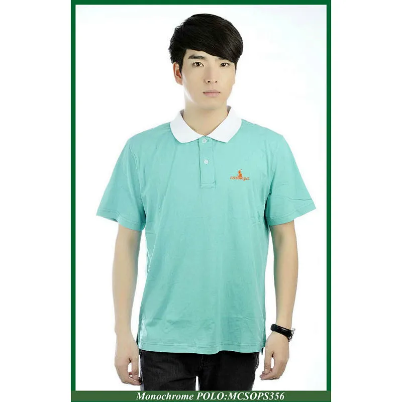 clothing manufacturer plain men's golf shirt with 100% cotton