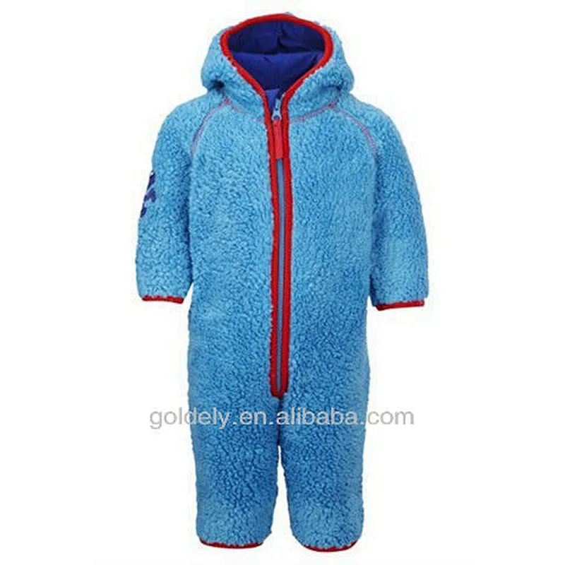 Kids printted polar fleece Pajama overalls
