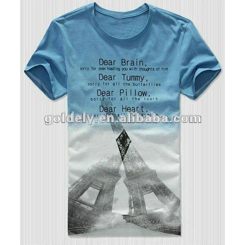 The mountain t-shirt maked with finespin cotton