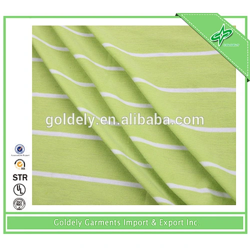 atuo stripe single jersey fabric for pajamas