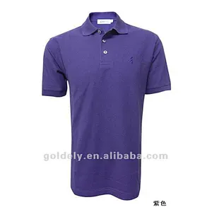 Men's solide colour polo shirt/golf polo shirt on hotsale/plain cotton polo shirt