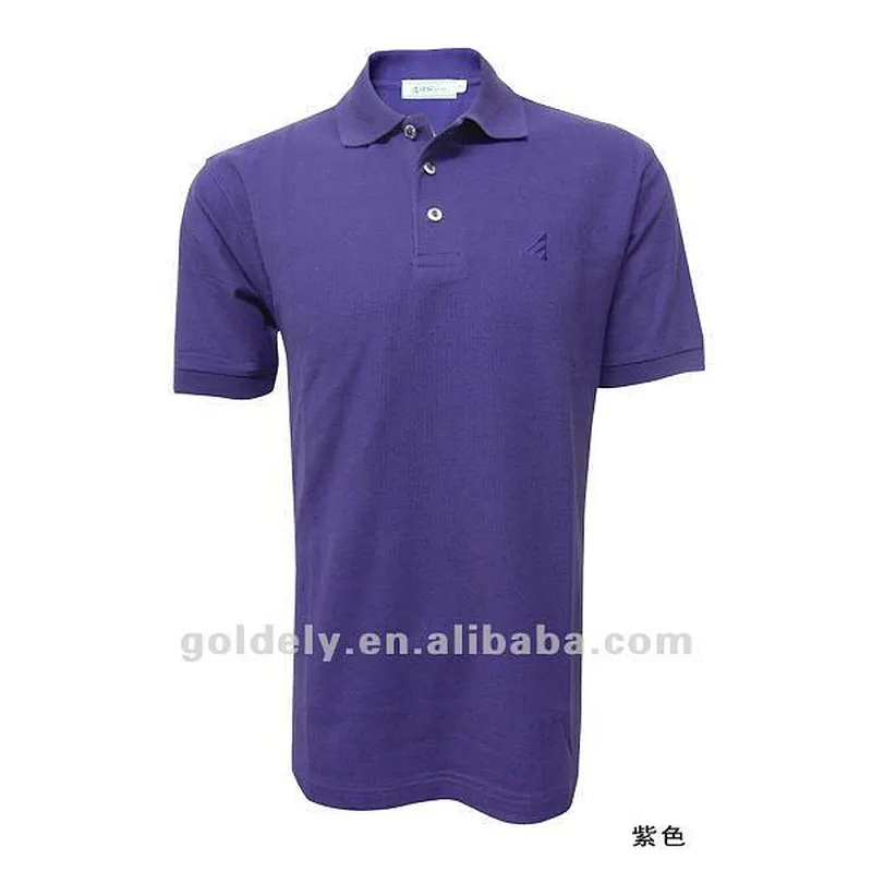Men's solide colour polo shirt/golf polo shirt on hotsale/plain cotton polo shirt