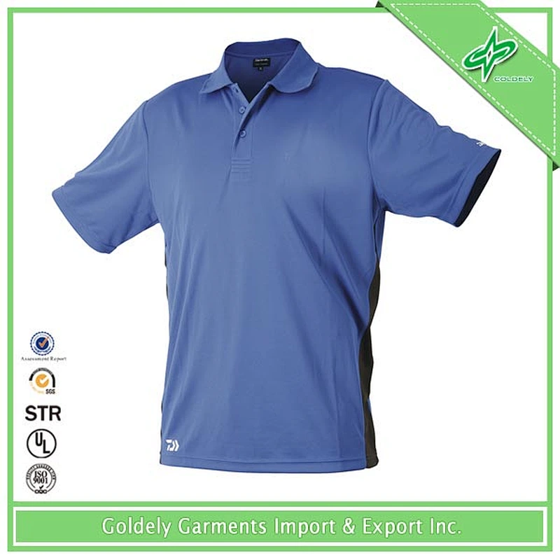 Fashion latest half sleeve double collar polo shirt