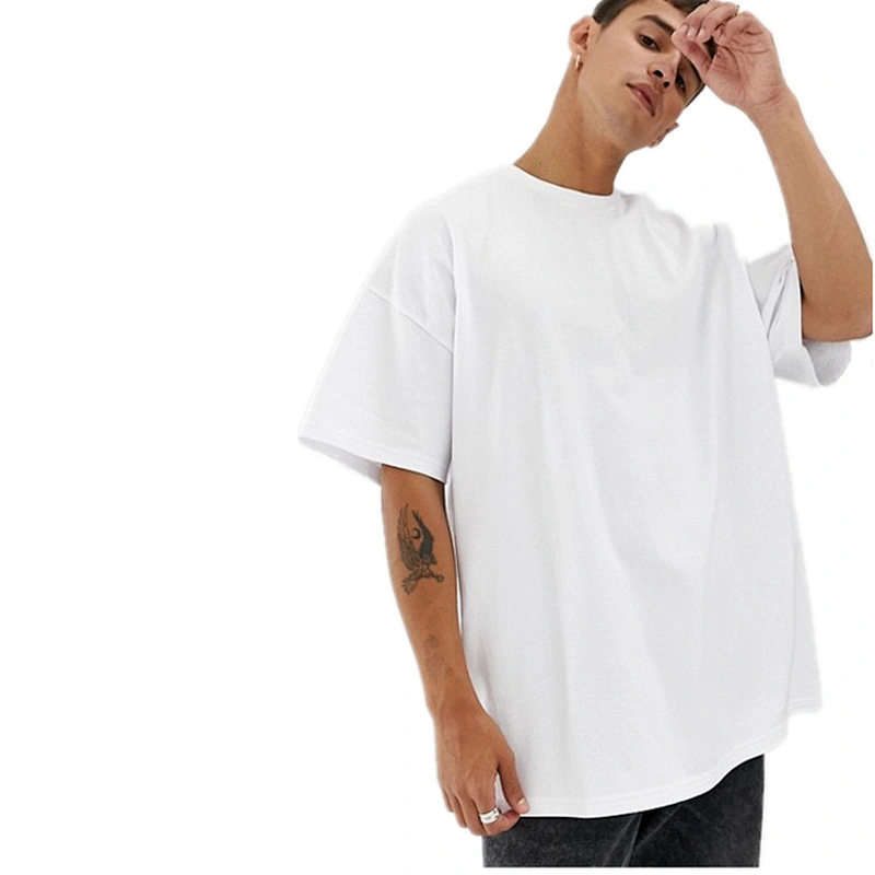 men's cotton short sleeve plain white t shirt