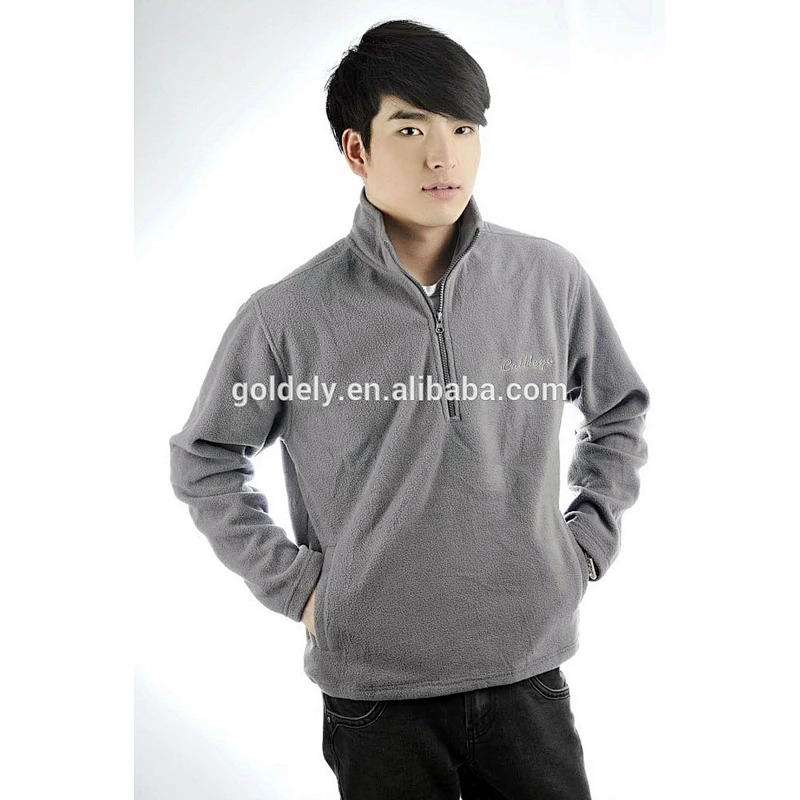 2016 80% COTTON 20% POLY Fleece Full zip Hoody factory China