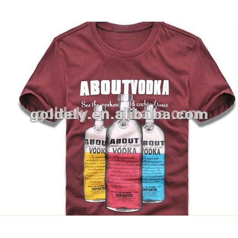 wholesale tie-dye t-shirts 3d bottle tshirt running man t-shirts