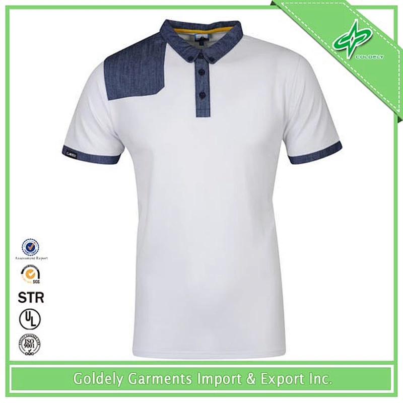 2013 Newest Yellow Color Pima Cotton Sleeveless Polo Shirts