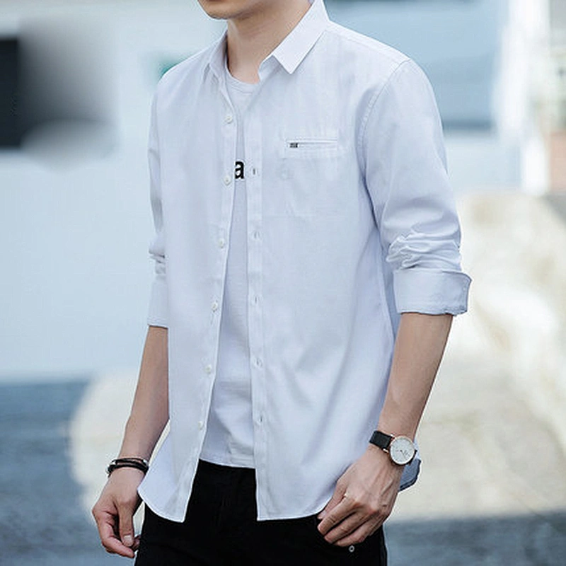 Custom logo men's shirts for office work