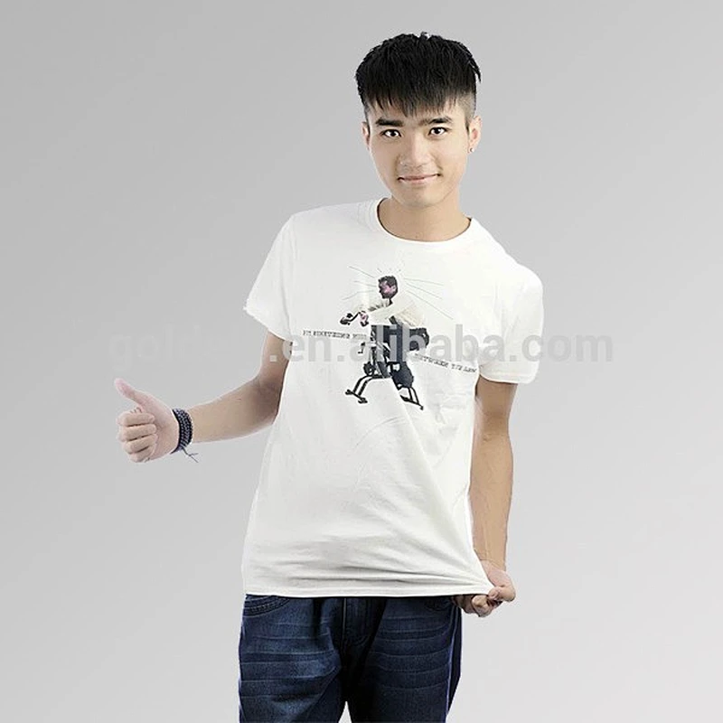 100% cotton t shirts 1 euro for promotion gift wholesale