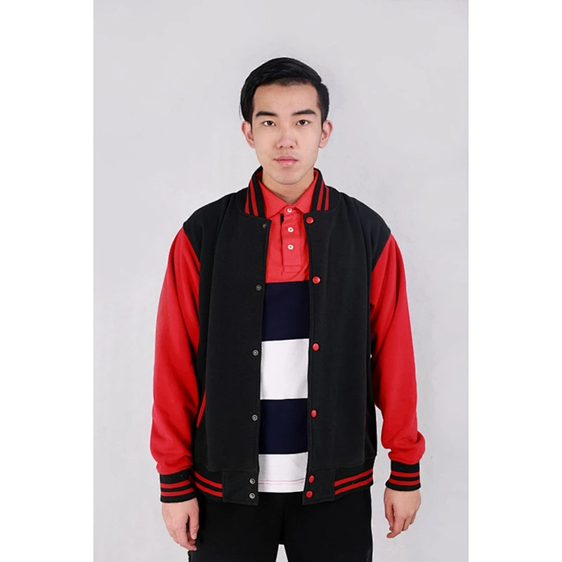High quality custom full-zipper men fleece jacket with hood