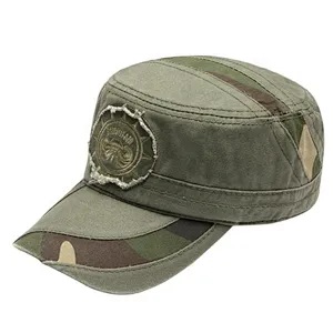 Custom design logo flex fitted military baseball hats