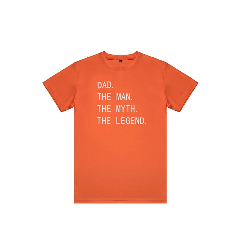 Promotion gift t shirt for marathon quick dry polyester fluorescence color t shirt