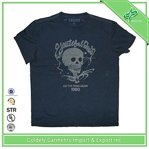 Custom the fashion men short sleeve soft cotton big tall wholesale t shirts supplier