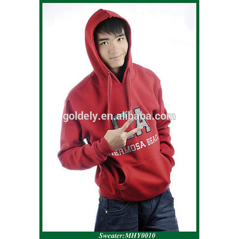 top quality men's pullover hoodie supplier factory with OEM service