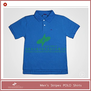 2014 New Design Strip Polo Men Shirt Factory Supplier Combination Polo Shirts
