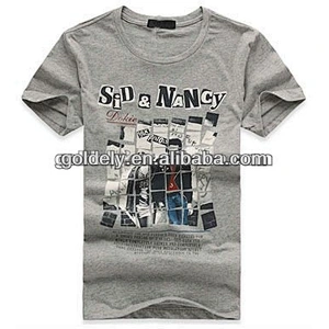 men's t shirt with pyrography