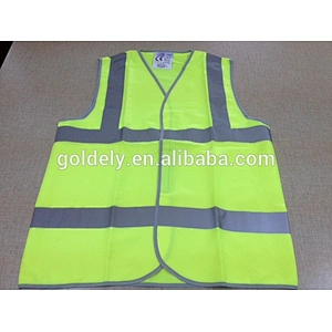 Reflective vest hi viz night use work wear uniform