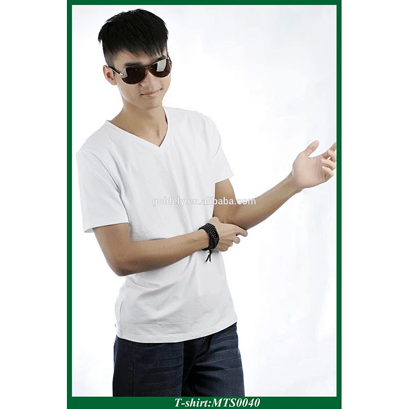 white cotton t -shirts with no tags china factory