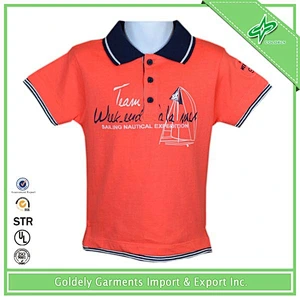 mens fashion polo shirt breast logo printed polo shirt with directly factory price