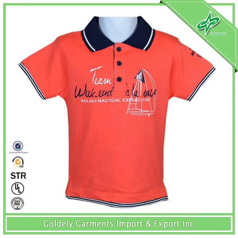 mens fashion polo shirt breast logo printed polo shirt with directly factory price