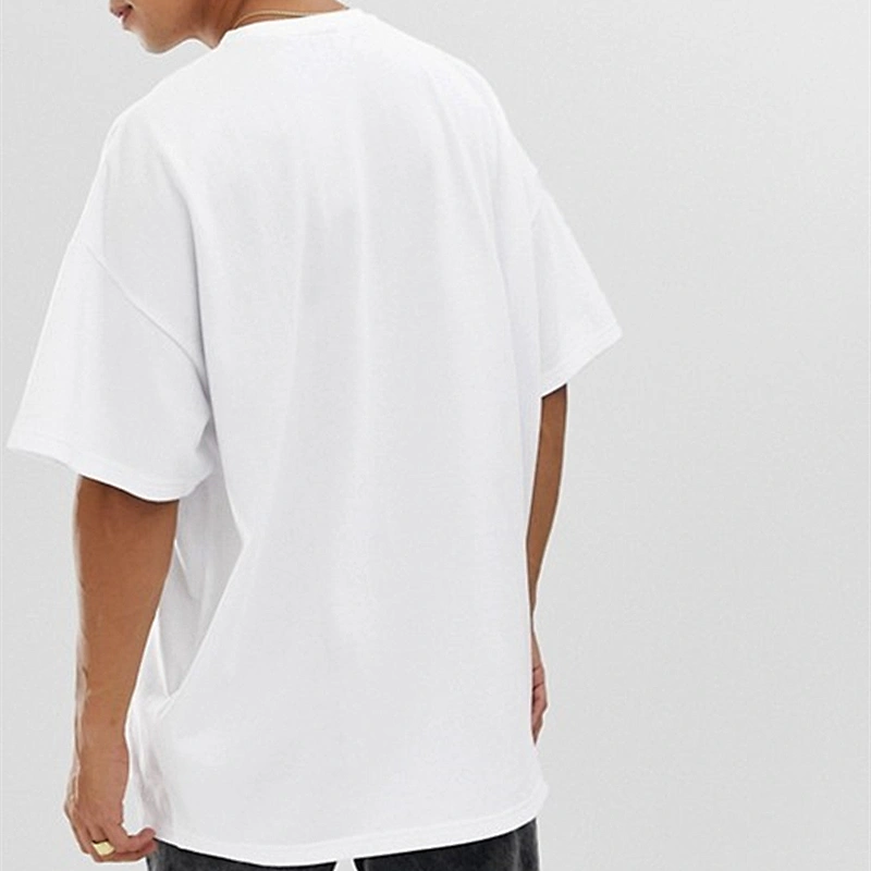 men's cotton short sleeve plain white t shirt