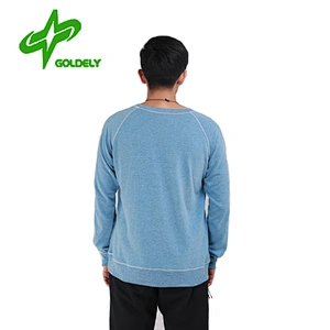 100% cotton super soft blue minimalistic tshirt for men